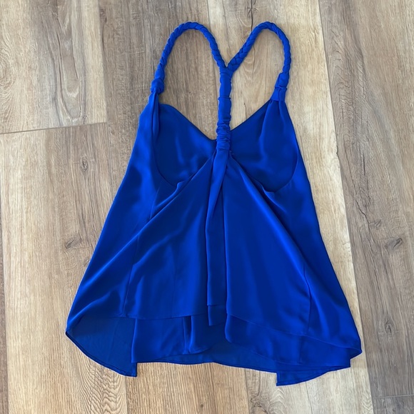 Royal Blue Braided Tank - Picture 2 of 4